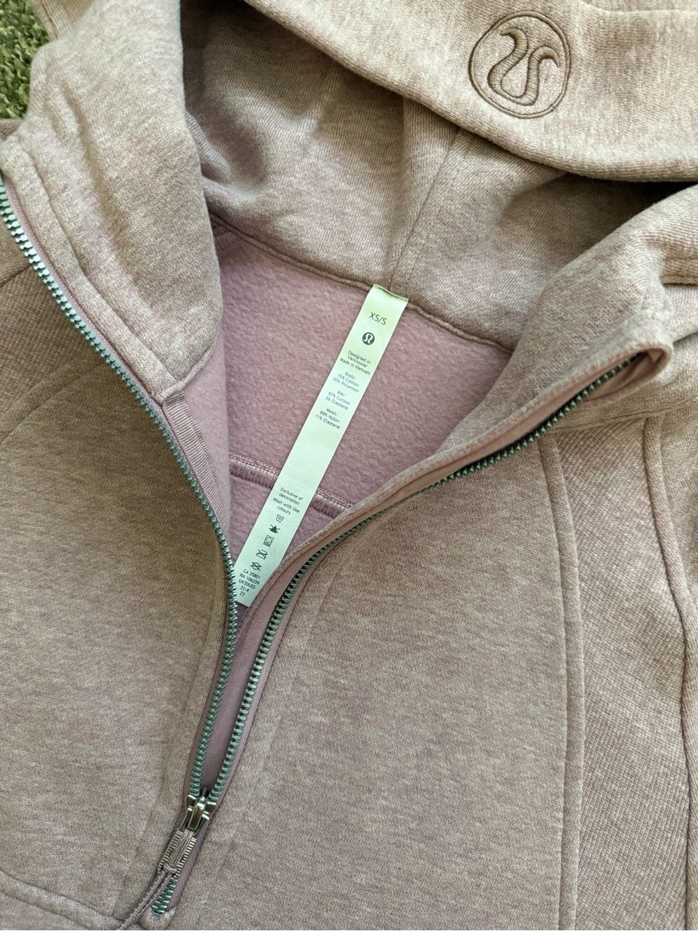 [Size: XS/S] Lululemon Scuba Oversized Half-Zip Hoodie - Picture 6 of 6